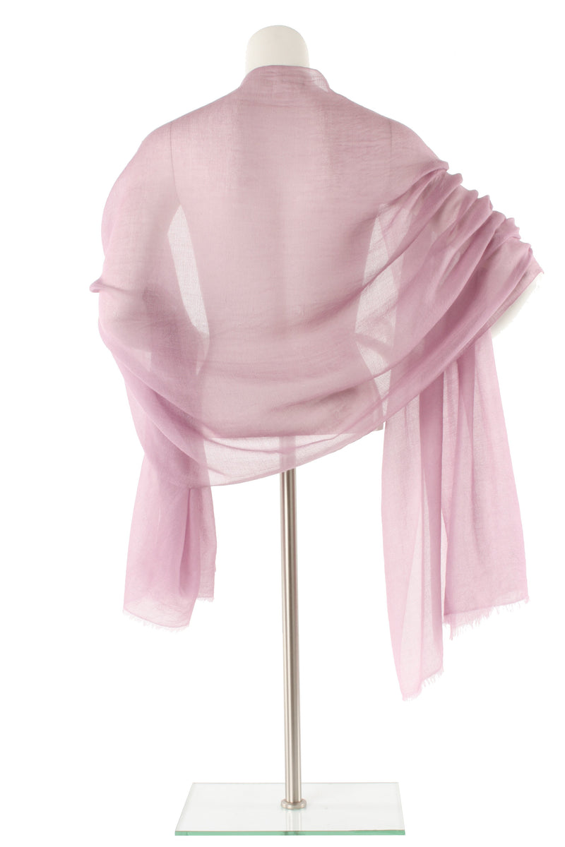 Mauve Slate Luxe Cashmere Oversized Scarf