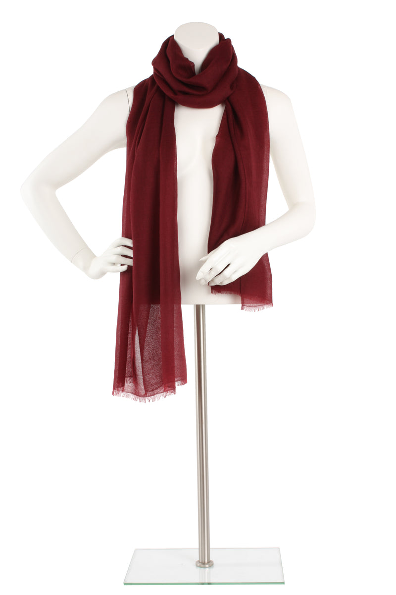 Mahogany Luxe Cashmere Oversized Scarf