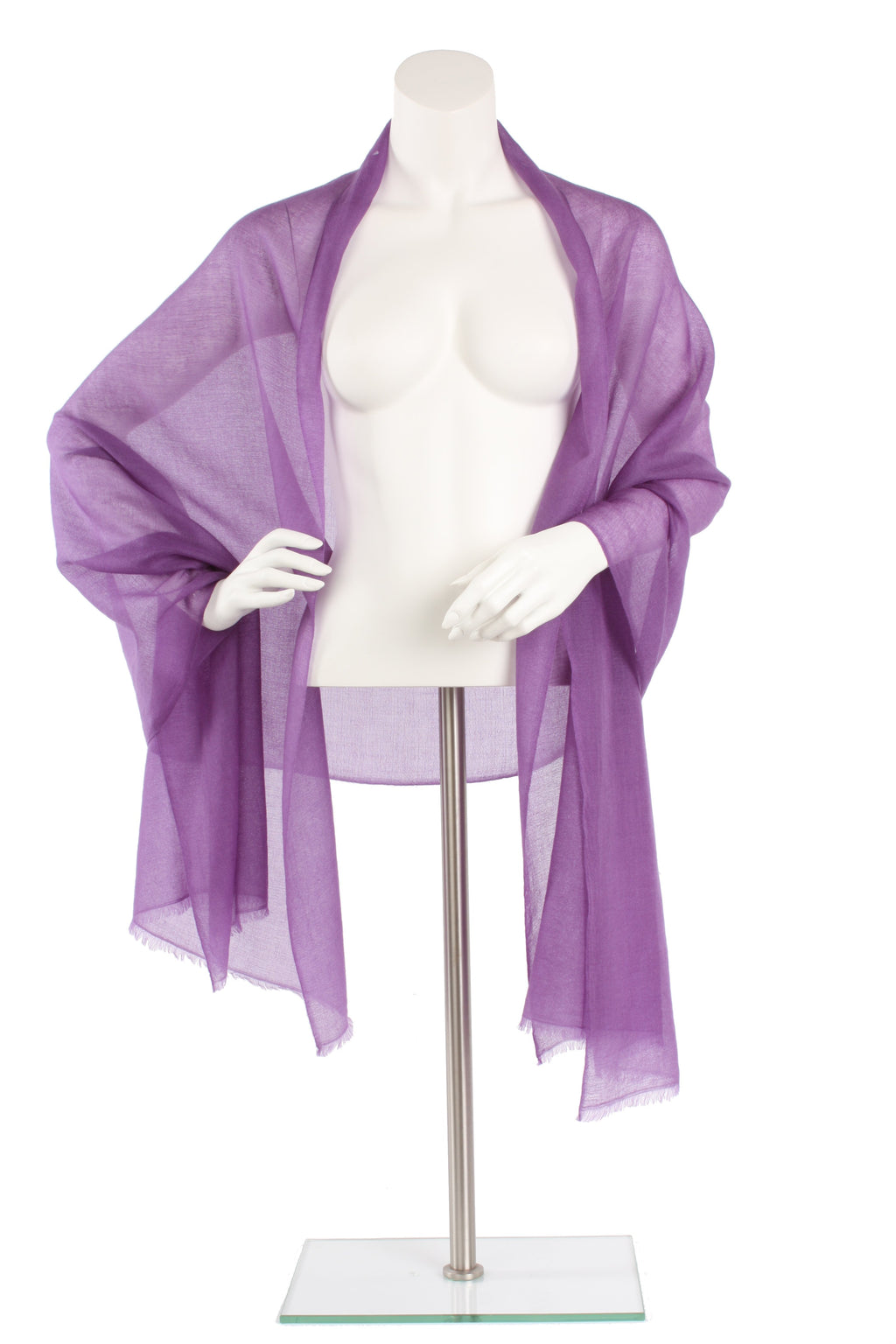 Light Violet Luxe Cashmere Oversized Scarf