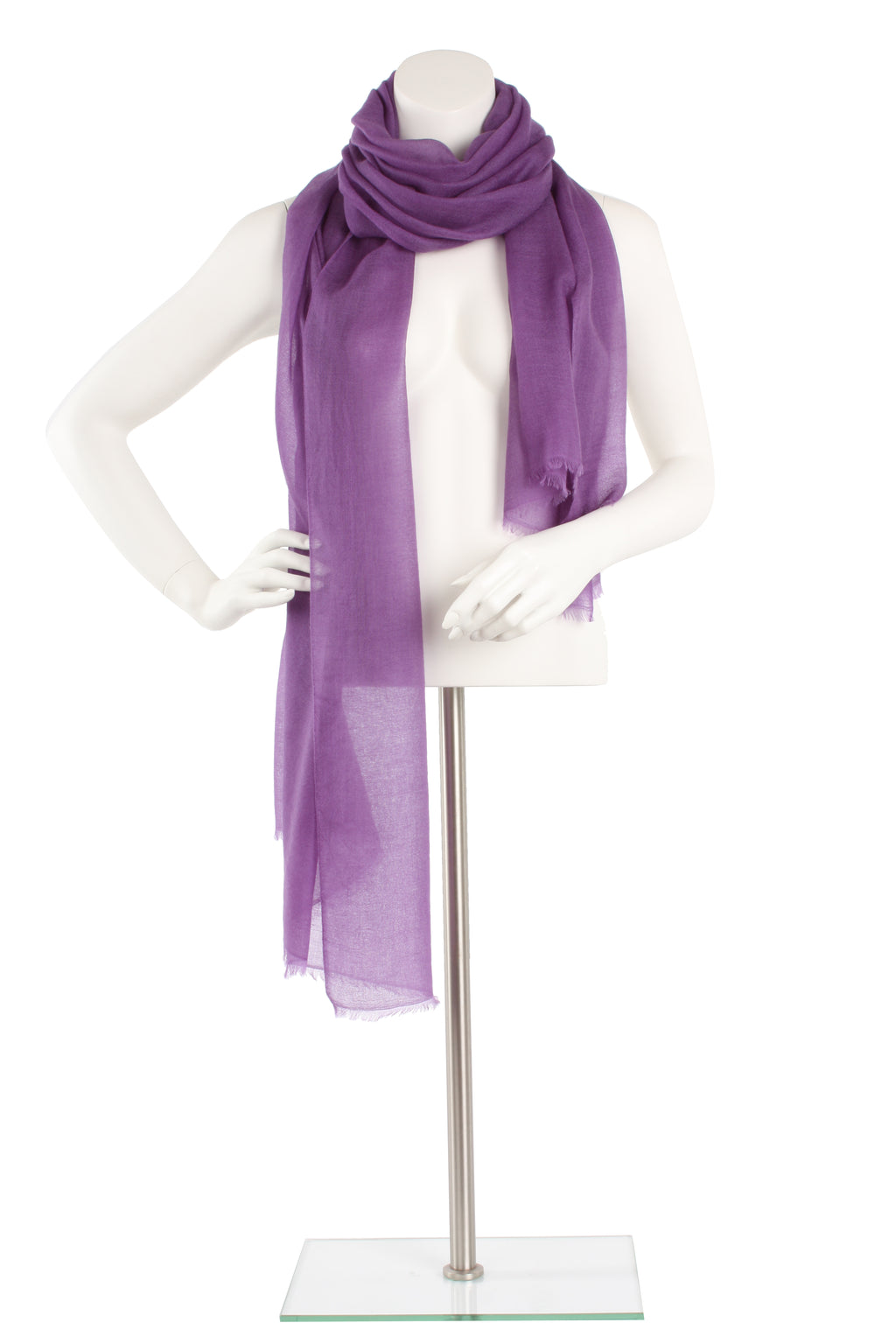 Light Violet Luxe Cashmere Oversized Scarf