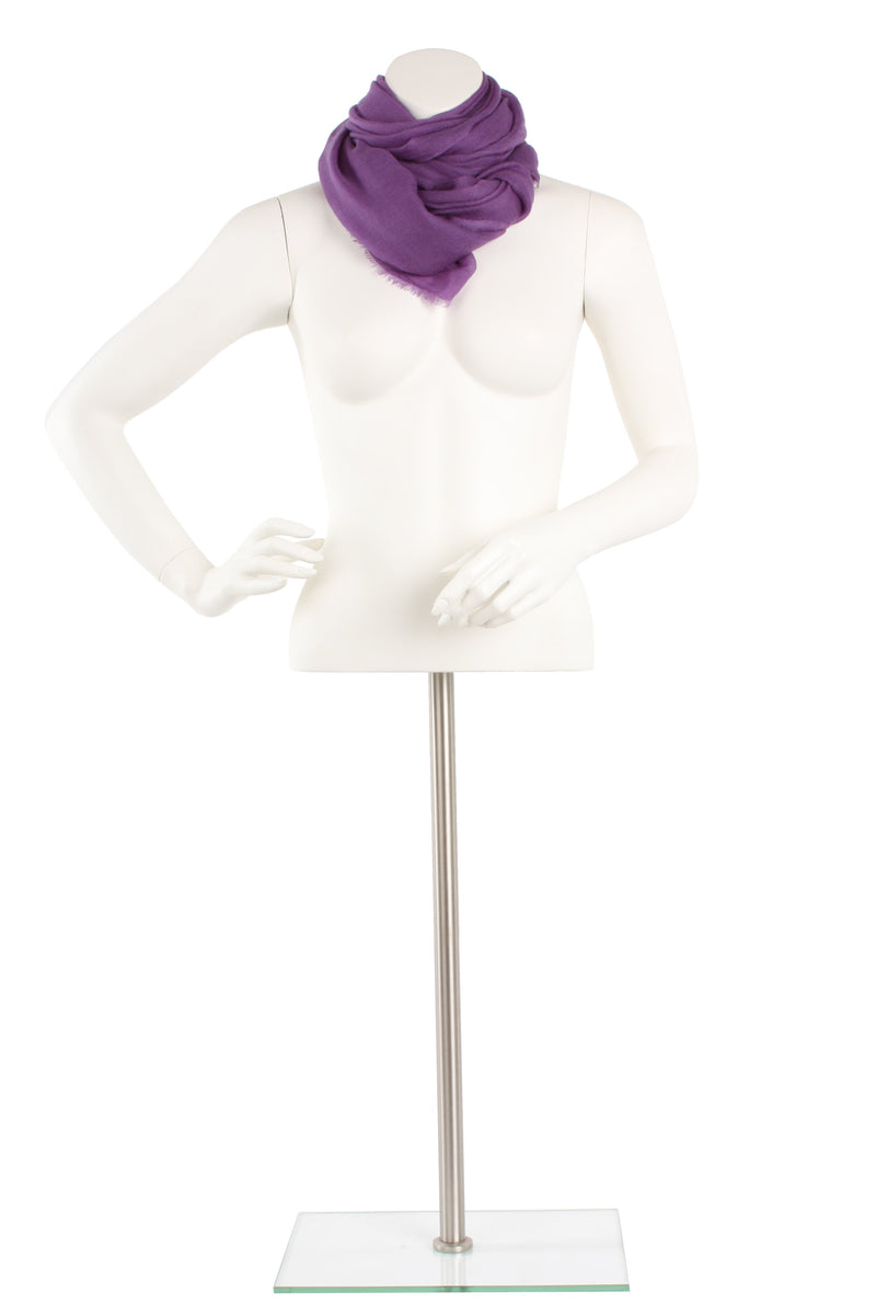 Light Violet Luxe Cashmere Oversized Scarf