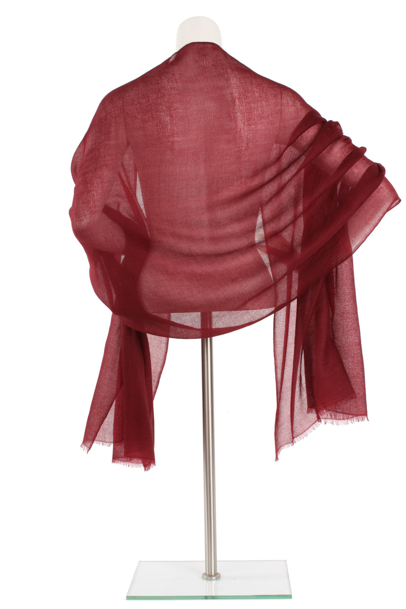 Mahogany Luxe Cashmere Oversized Scarf