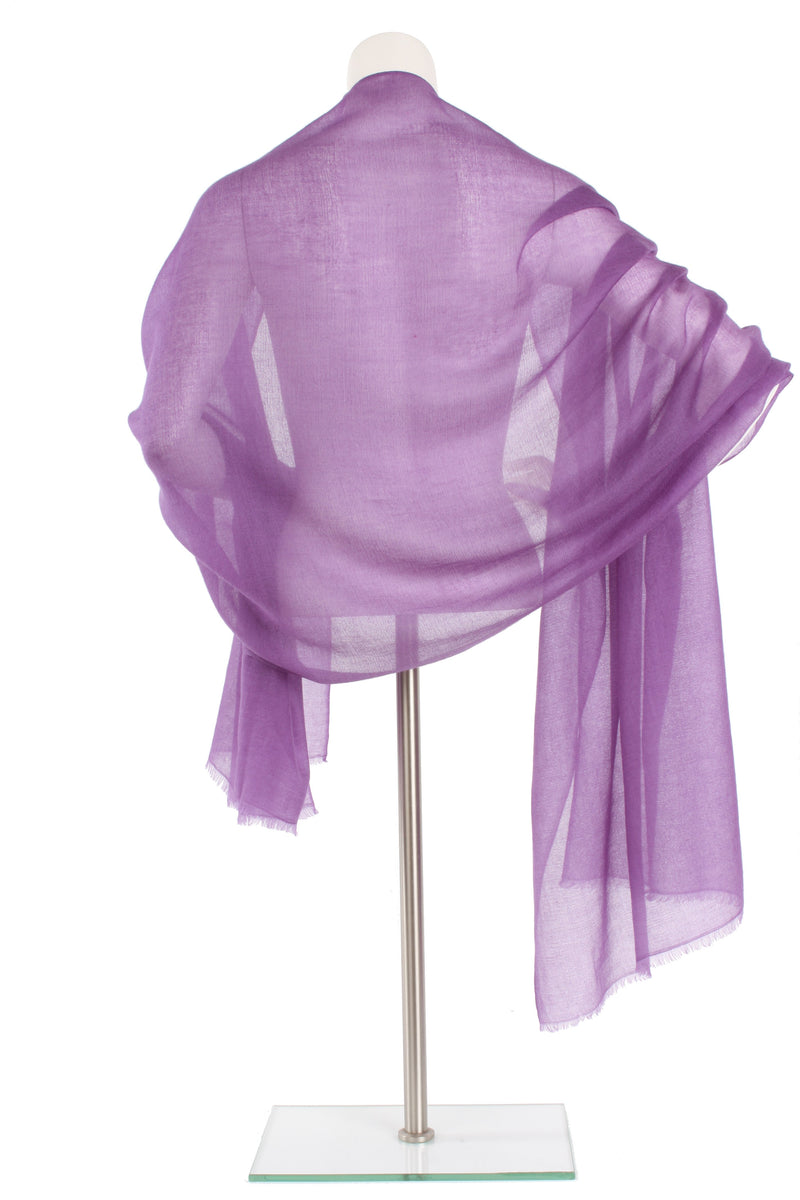 Light Violet Luxe Cashmere Oversized Scarf