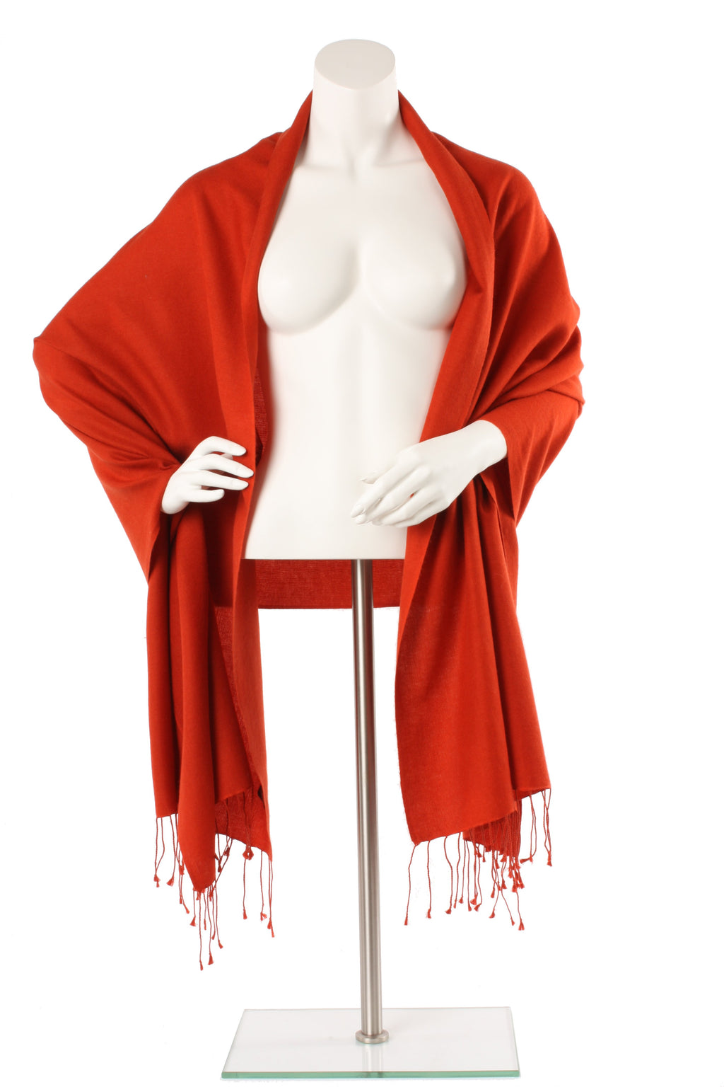 Cinnibar Cashmere and Silk Oversized Scarf