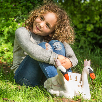 Children's Swan Slippers