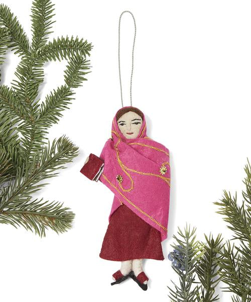 Malala Yousafzai Ornament