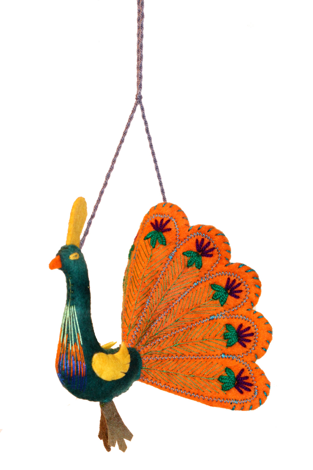 Orange Peacock