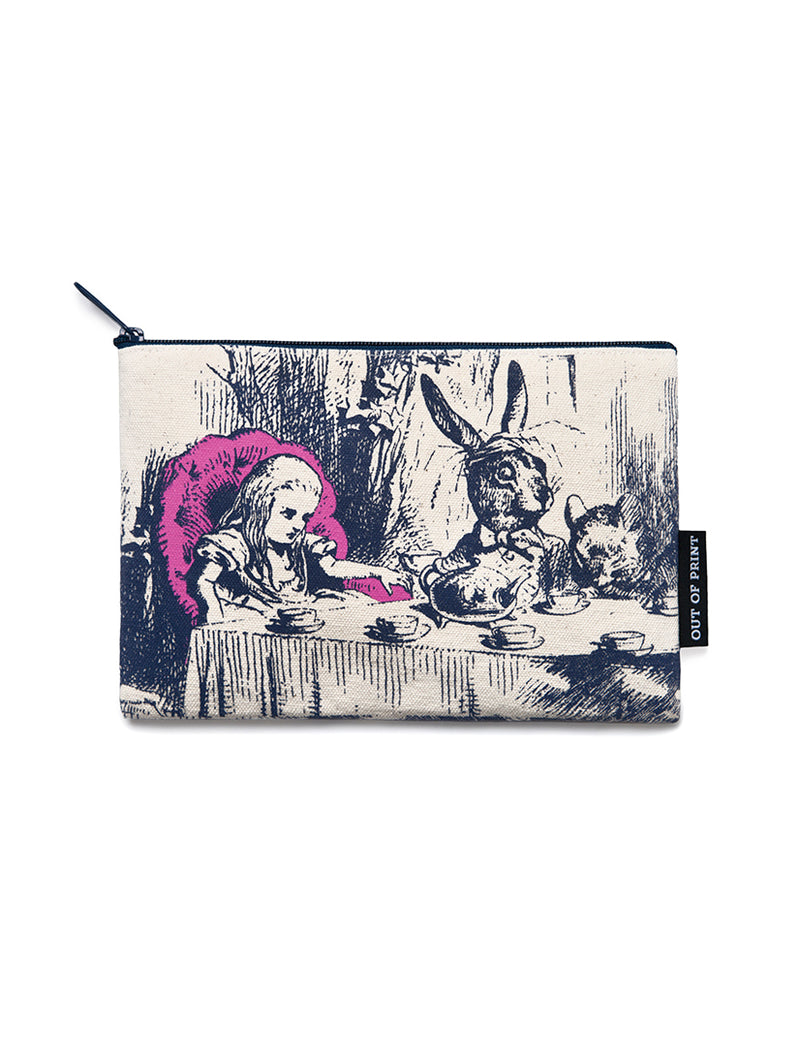 Alice In Wonderland Zipped Pouch