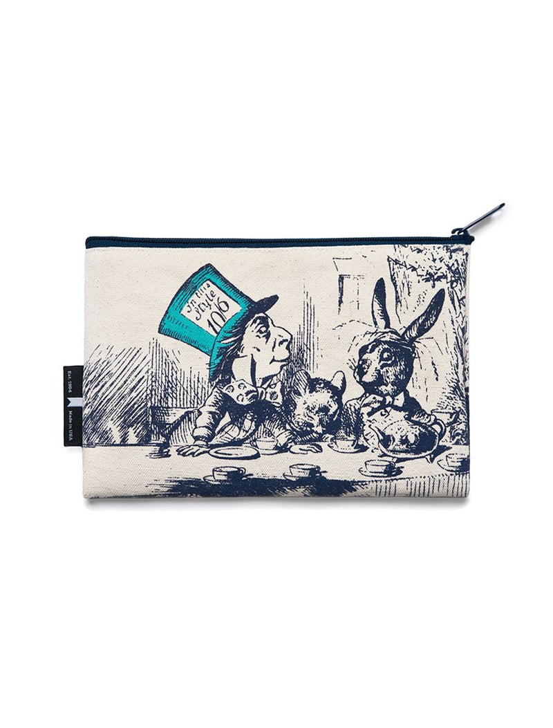 Alice In Wonderland Zipped Pouch