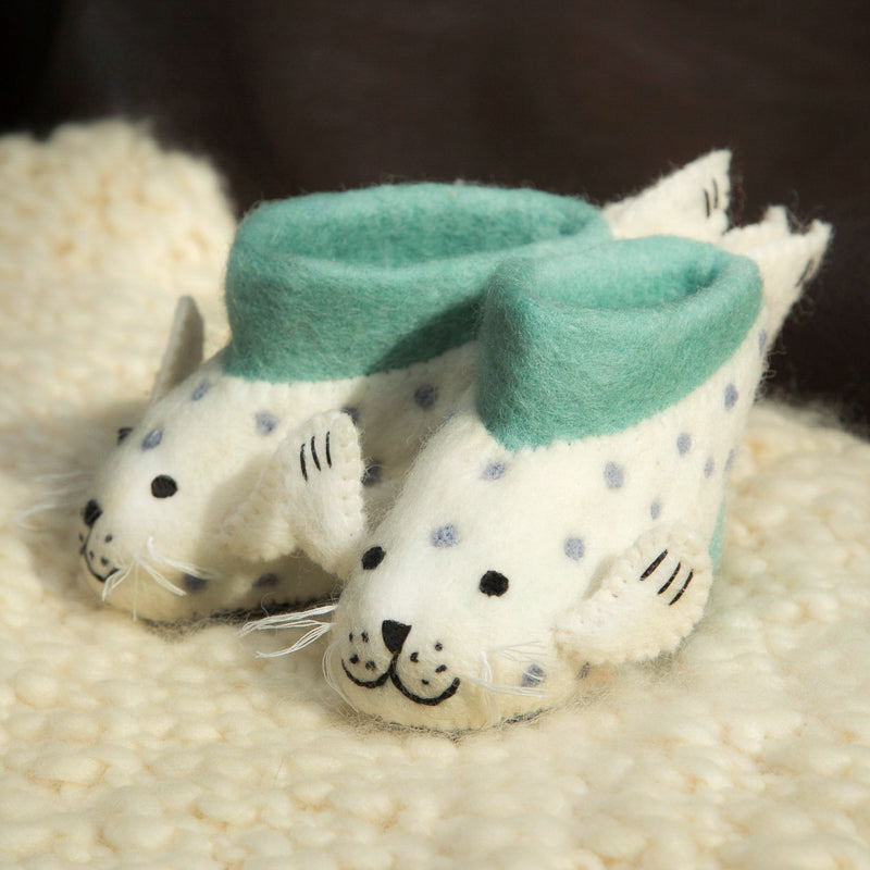 Children's Seal Slippers