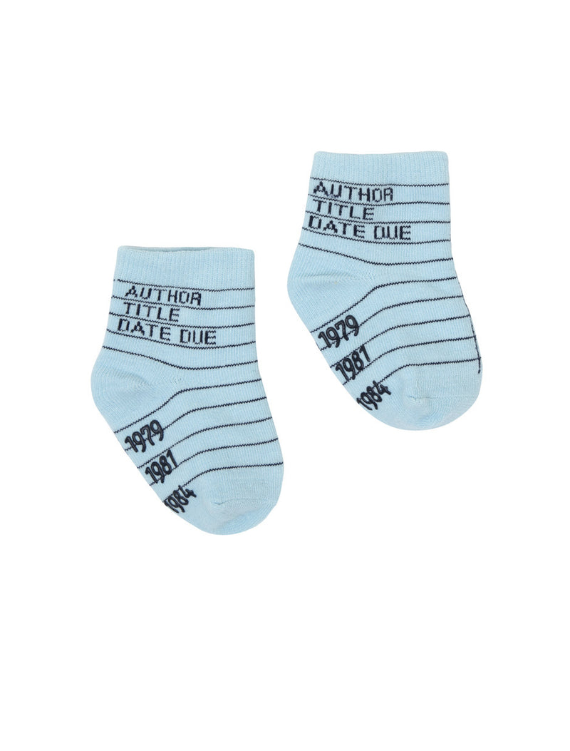 Library Card Toddler Socks - 4 pack