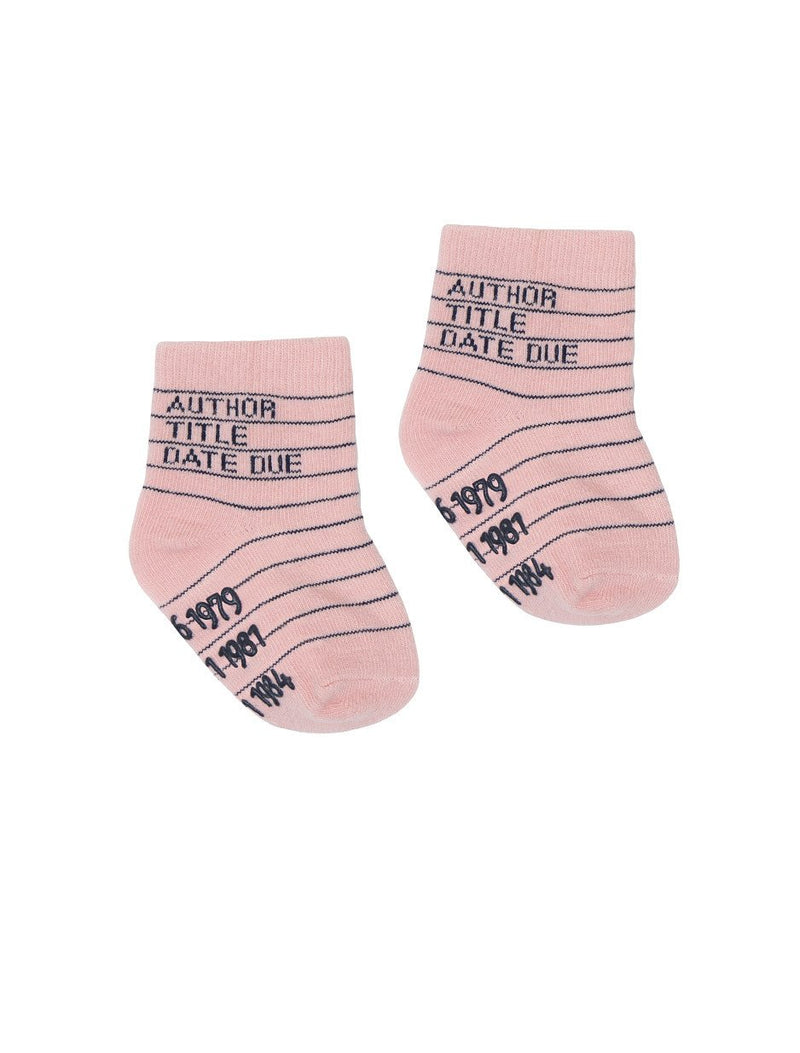 Library Card Toddler Socks - 4 pack