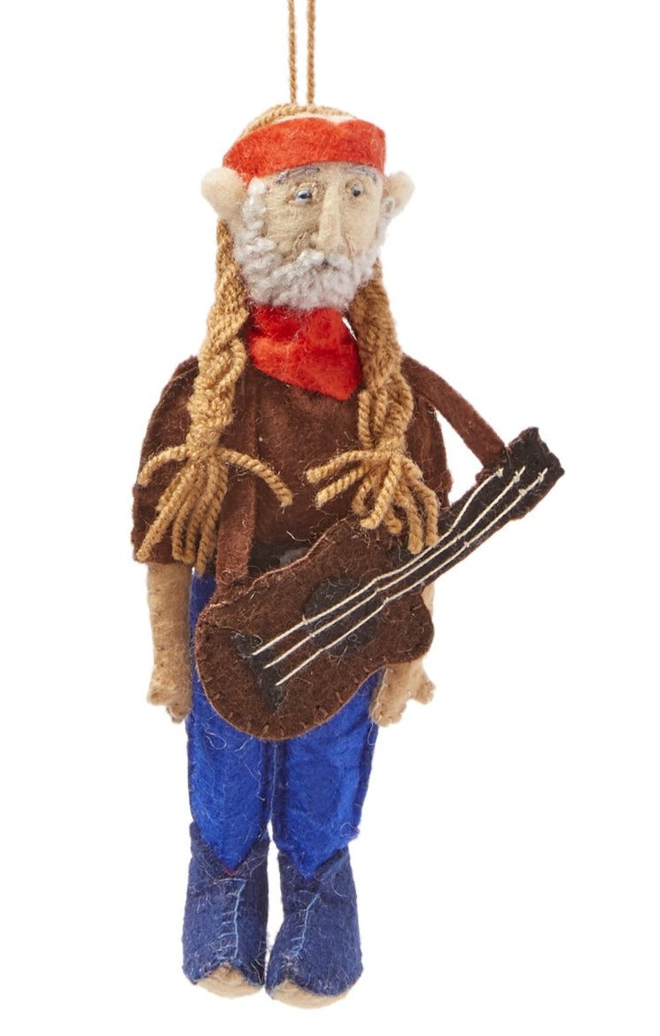 Willie Nelson Ornament