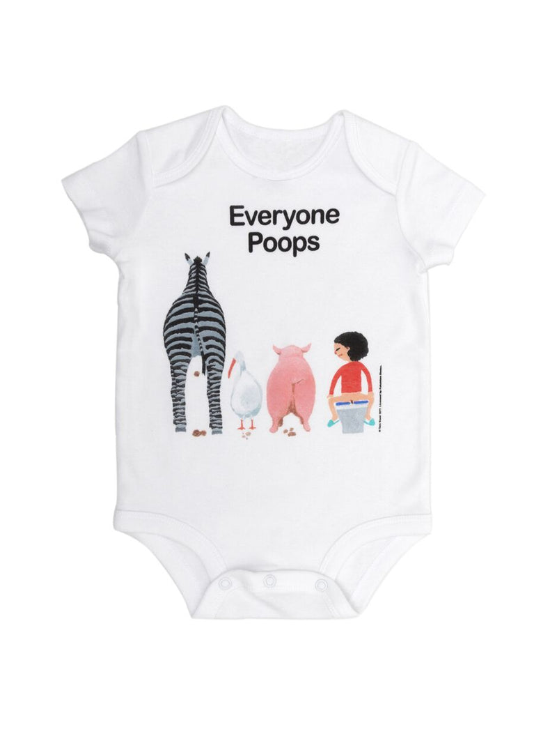 Everyone Poops Baby Bodysuit