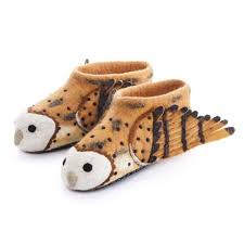 Adult's Owl Slippers