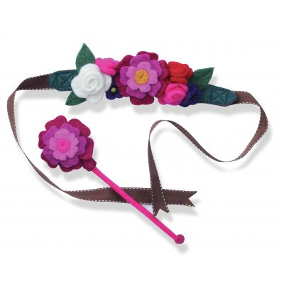 Garden Fairy Crown and Flower Wand